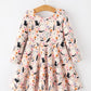 Halloween Black Cat Girls Twirl Dress