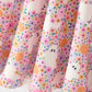 Halloween Ghost Print Girls Twirl Dress Long Sleeve