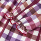 Fall Plaid Petals Collar Girls Dress