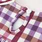 Fall Plaid Petals Collar Girls Dress