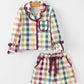 Mommy and Me Fall Plaid Pajama Set