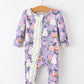 Halloween Ghost Pumpkin Girls Romper Ruffle Zipper