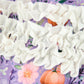Halloween Ghost Pumpkin Girls Romper Ruffle Zipper