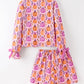 Mommy & me Halloween Pumpkin Pajama Set