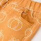 Fall Girls Pumpkin Bow Bell Bottom Pants