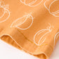 Fall Girls Pumpkin Bow Bell Bottom Pants