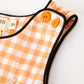 Boys Halloween Dog Pumpkin Jonjon Plaid Trim Outfit