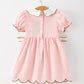 Christmas Girls Gingerbread Peter Pan Collar Dress
