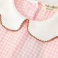 Christmas Girls Gingerbread Peter Pan Collar Dress