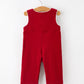 Baby Boys Christmas Reindeer Smocked Red Jonjon