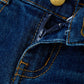 FALL Girls Floral Appliqué Denim Bell Bottom Jeans