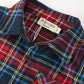 Christmas Boys Red Navy Plaid Button Down Shirt