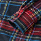 Christmas Boys Red Navy Plaid Button Down Shirt