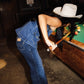 Wrangler Wanderer 622 Dark Wash Flare Jeans