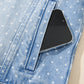 Polka Dot Denim Jacket