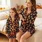 Halloween Candy Corn Mommy and Me Pajama Set Matching Lounge Set