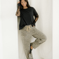 Collins Drawstring Elastic Waistband Pocketed Barrel Jeans