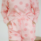 Kaylee Polka-Dot Drawstring Short Set