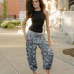 Camo Drawstring Jogger Pants