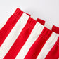 Christmas “MERRY” Applique Girls Striped Bell-bottom Pants Outfit Set
