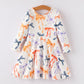 Halloween Bow Spring and Summer Girls Dress
