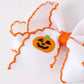 Halloween Pumpkin Bow Hairpin