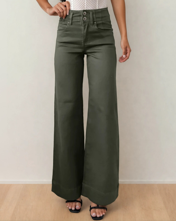 Brooke High Waist Wide Leg Jeans