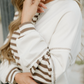 Bennie Colorblock Stripe Henley Pullover
