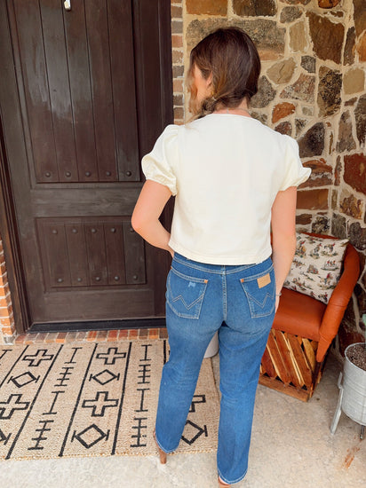 Wrangler Wild West 603 Wild Ride Cropped Jeans Western outfit styling
