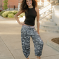 Camo Drawstring Jogger Pants