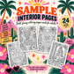 Swear Word Coloring Book PLR Canva Bundle