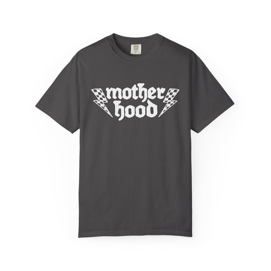 Garment-dyed Motherhood retro racing tee product view
