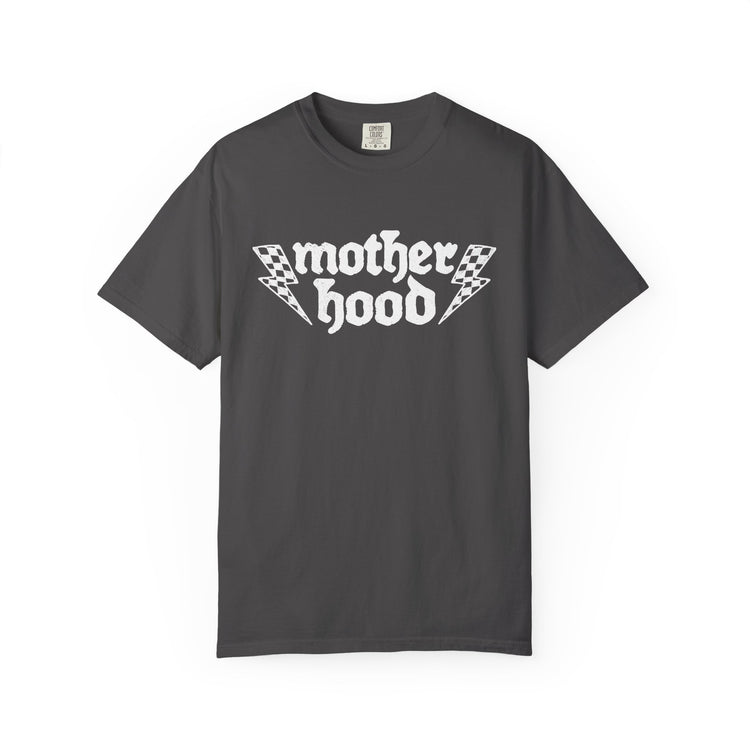 Garment-dyed Motherhood retro racing tee product view