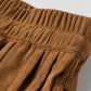 Aven Elastic Waist Ankle Length Wide Leg Pants