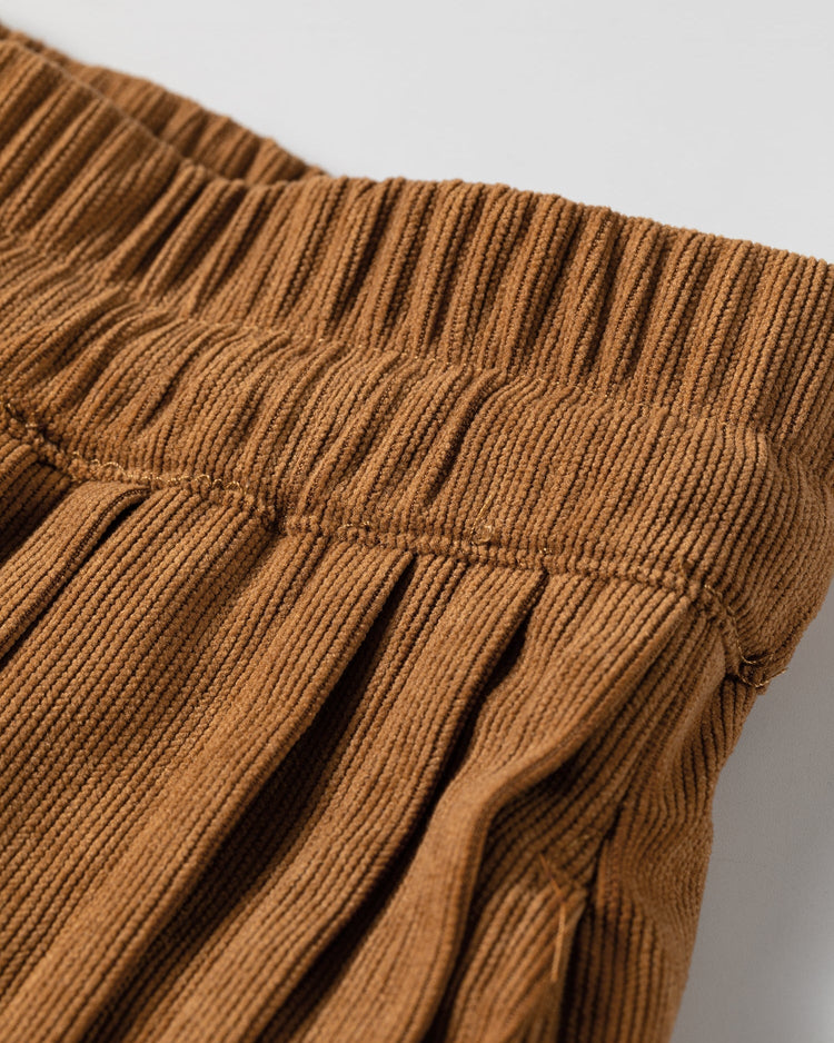 Aven Elastic Waist Ankle Length Wide Leg Pants
