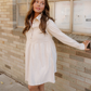 Abigail Corduroy Mini Dress | Collared Button Dress