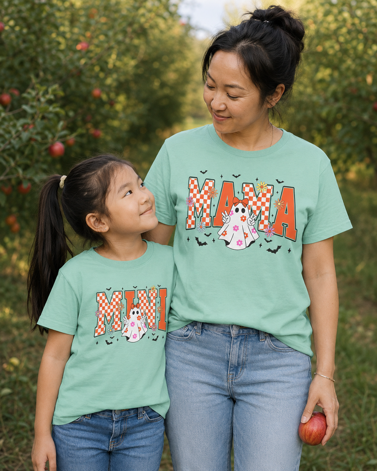Mini Spooky Ghost Comfort Colors® Youth Tee