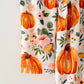 Girls FALL Pumpkin Print Long Sleeve Dress