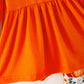 Girls Fall Pumpkin Print Set