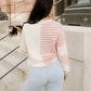 Bennie Colorblock Stripe Henley Pullover
