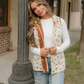 Mabel Quilted Concealed Button Vest