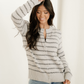 Ariana Button-Front Ribbed Short Cardigan