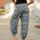 Camo Drawstring Jogger Pants
