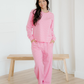 Amayah Striped Button-Front Two-Piece Pant Set