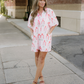 Catherine Puff-Sleeve Floral Mini Dress