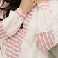Bennie Colorblock Stripe Henley Pullover