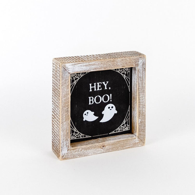 Double-Sided Fall Sign Hey Boo/It's Cuddle Weather Reversible Porch Decor