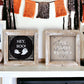 Double-Sided Fall Sign Hey Boo/It's Cuddle Weather Reversible Porch Decor
