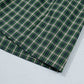 Daisy Plaid Shirred Ruffle-Hem Dress