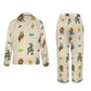 Baha Ranch The Last Roundup Western Rodeo Satin Pajama Set